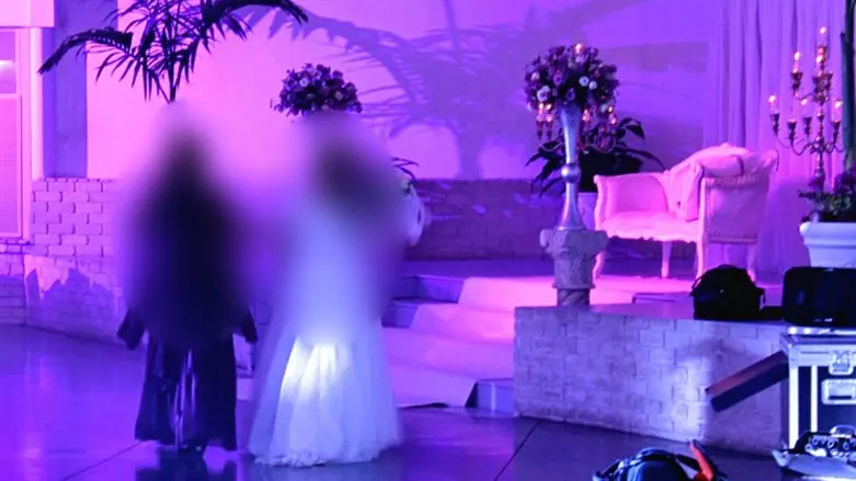 One of the four brides at a wedding this week.