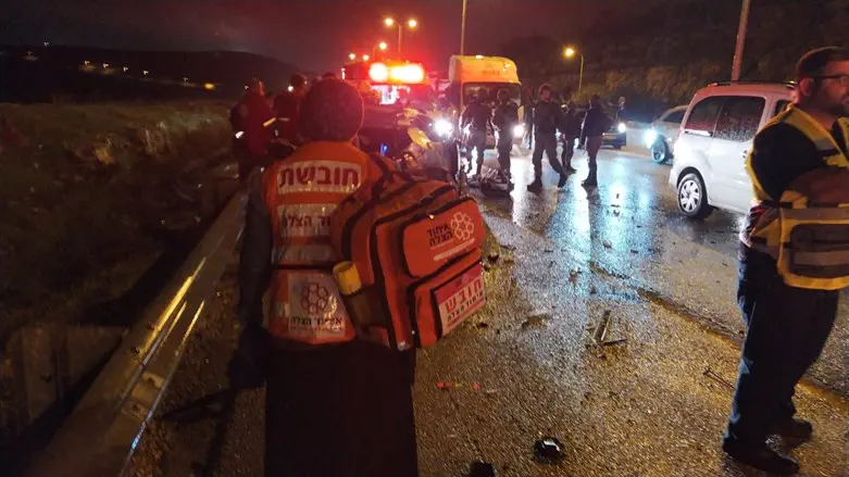 זירת התאונה