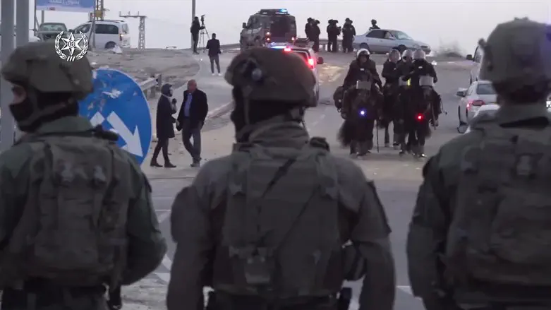 Бойцы МАГАВ в Негеве. Иллюстрация