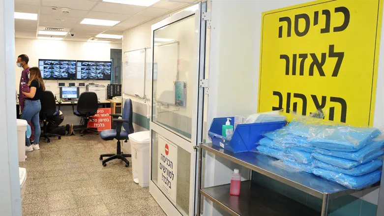 מחלקת הקורונה החדשה במרכז הרפואי לגליל בנהריה