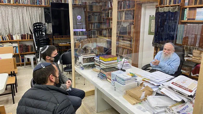 בצלאל סמוטריץ' עם הרב חיים דרוקמן