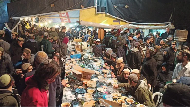 Участники праздника Ту би-Шват в Хомеше