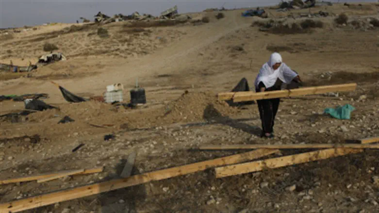 Illegal Bedouin construction