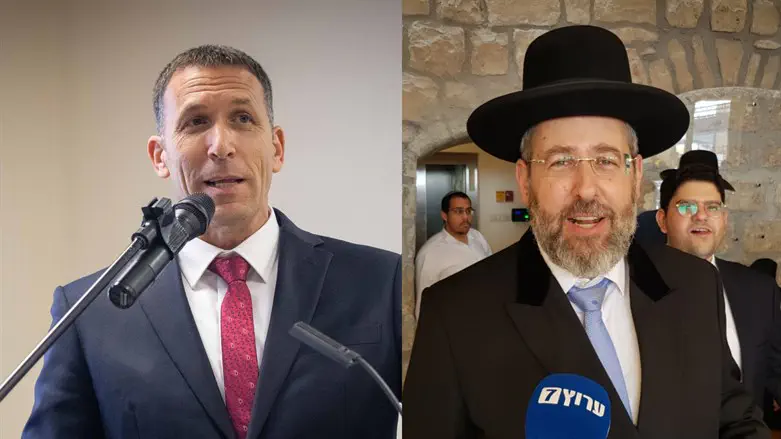 Rabbi David Lau & Matan Kahana