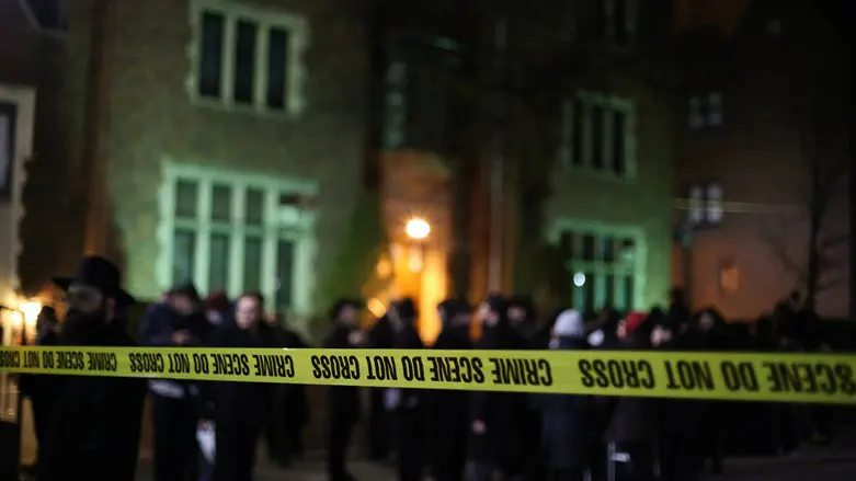 זירת תקיפה בקראון הייטס. ארכיון