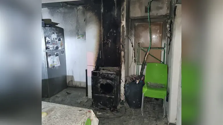 מייבש הכביסה שעלה באש