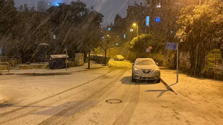 Снег в Иерусалиме