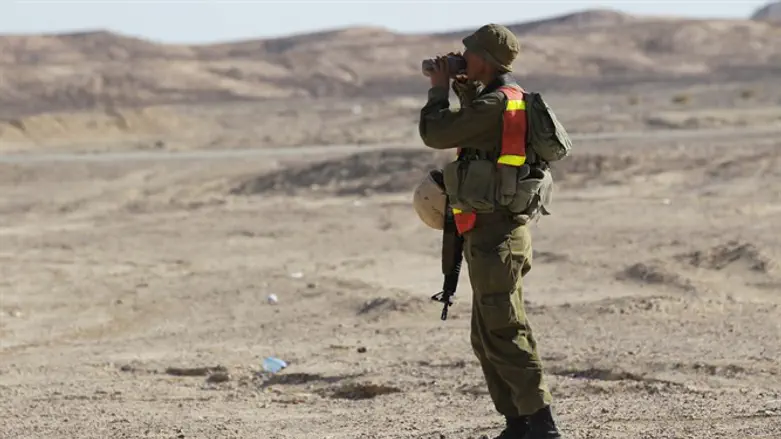 На границе с Египтом. Архив