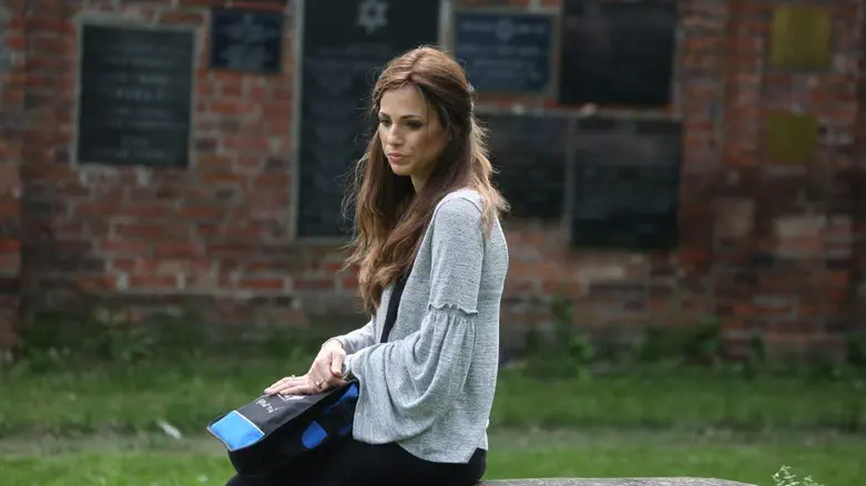 Yankelevitch visiting Auschwitz