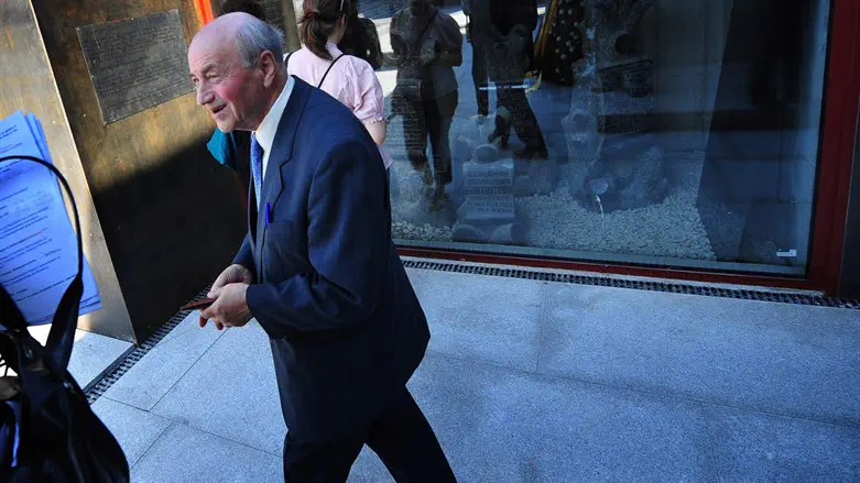 Liviu Beris visits a Holocaust memorial in Bucharest, Romania, Oct. 8, 2009. 