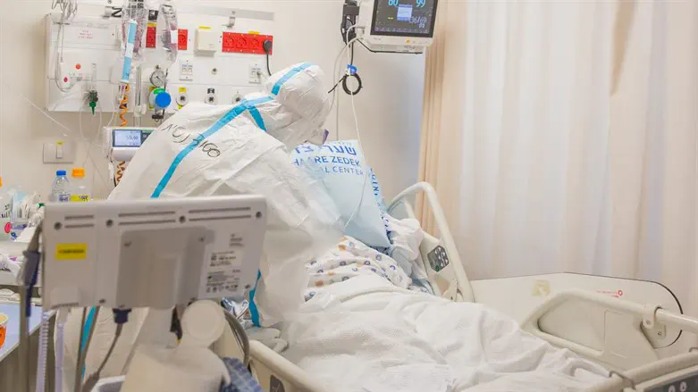 Coronavirus ward at Shaare Zedek