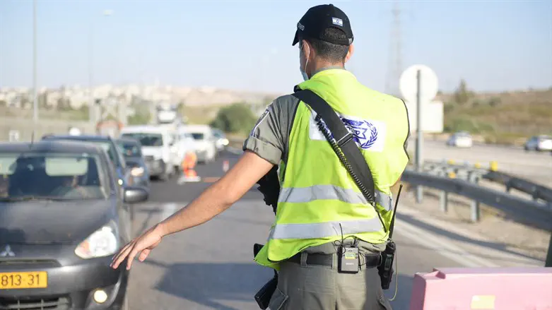 Police enforcing lockdown regulations
