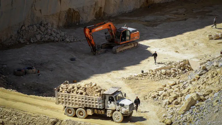 Arab quarry outside of Taffouh in Judea
