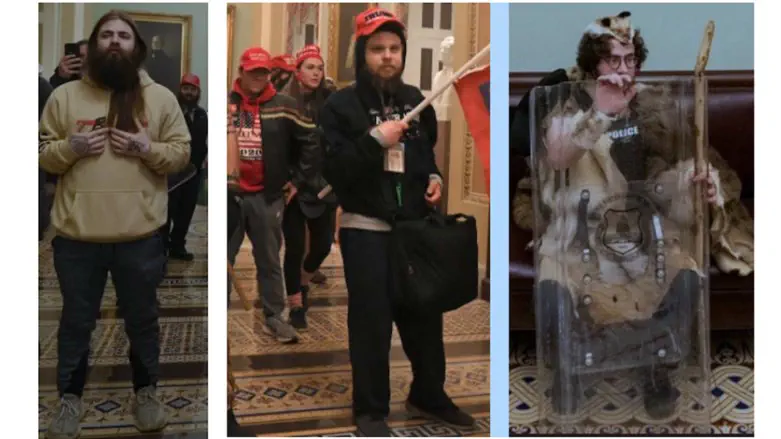 Aaron Mostofsky, an Orthodox Jewish man who participated in the Capitol mob