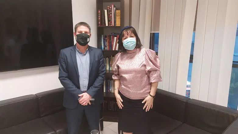 ח"כ סמוטריץ' עם עליזה בלוך