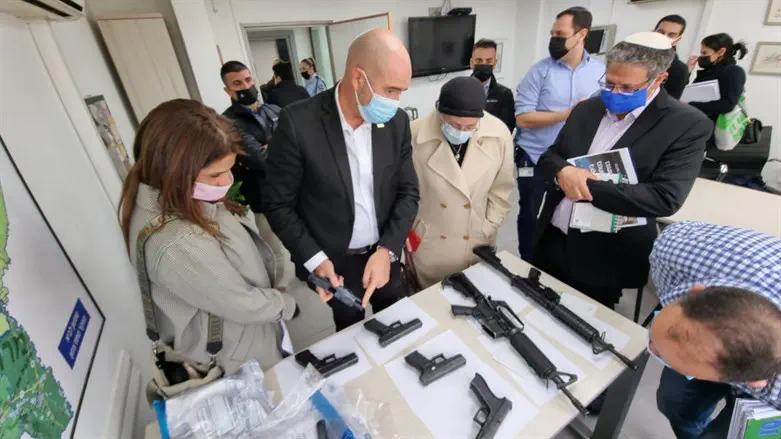 הסיור של הוועדה לביטחון פנים