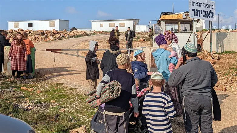 תושבי אביתר עלו לאביתר