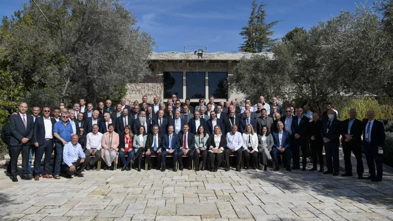 ראשי הרשויות בבית הנשיא