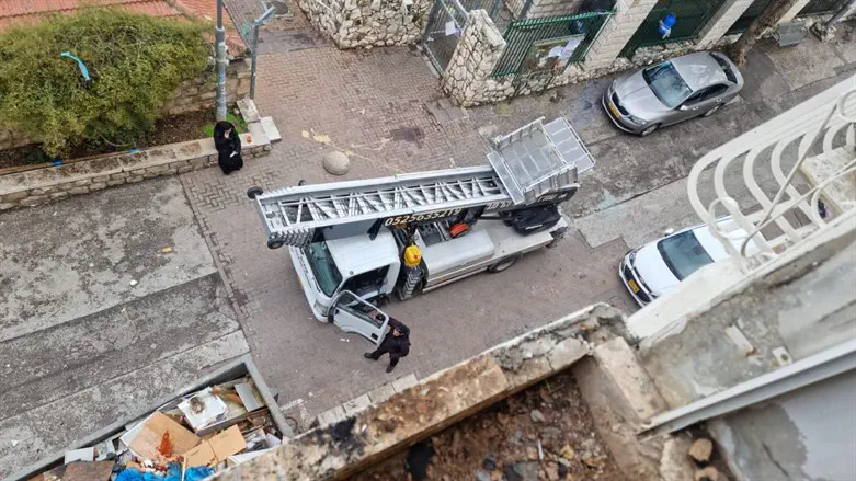 The view from the Shors' apartment