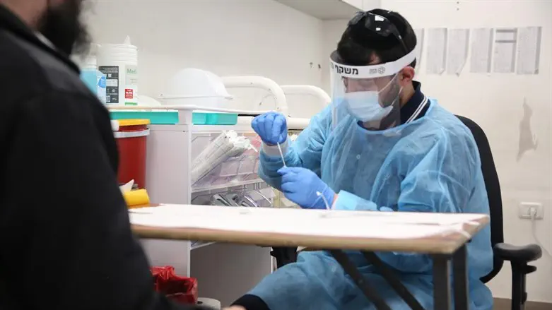 United Hatzalah COVID antigen testing site