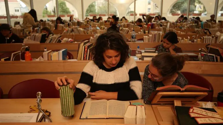 Women engaged in Torah study(illustrative)
