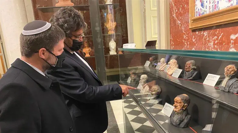 בצלאל סמוטריץ' עם מאיר חביב 