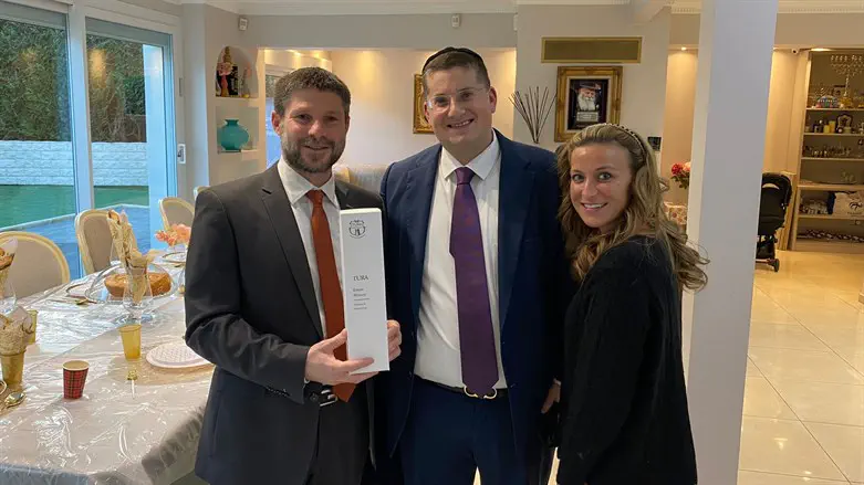 MK Smotrich with Yitzhak Barsheshet