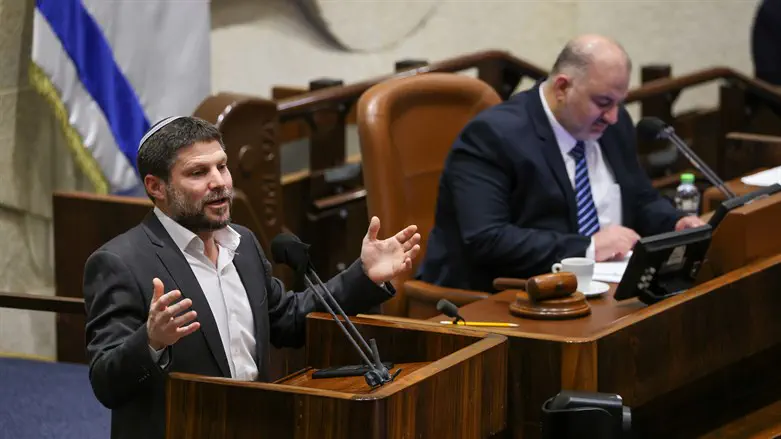 ח"כ בצלאל סמוטריץ' ומנסור עבאס