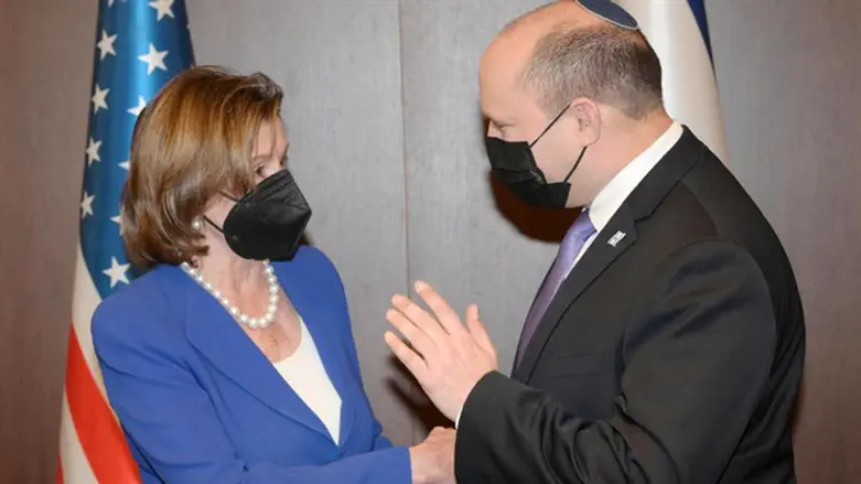 Нэнси Пелоси и Нафтали Беннет