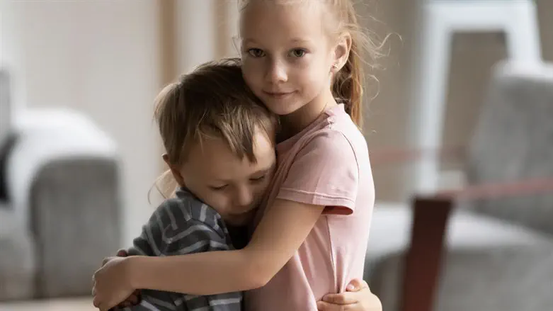 Young children boy and girl (illustrative)