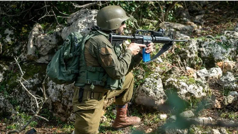 Боец 551-й бригады резервистов