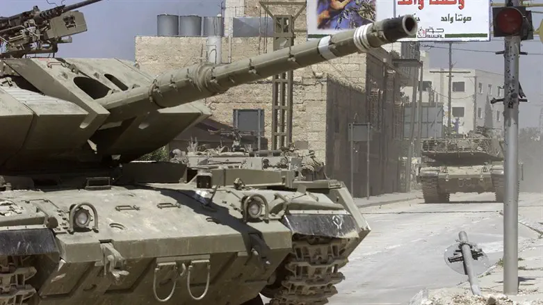 Fighting in Shechem (Nablus) during Operation Defensive Shield