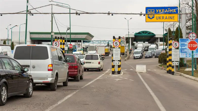 Shegini-Medyka checkpoint at the Ukrainian-Polish border