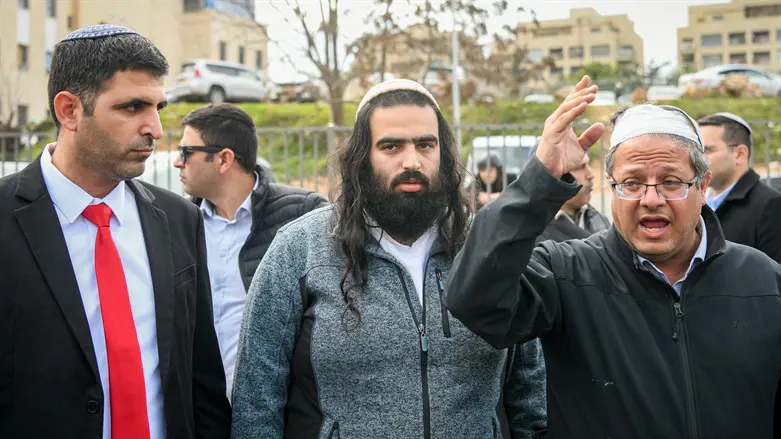 איתמר בן גביר עם טל יושובייב ושלמה קרעי