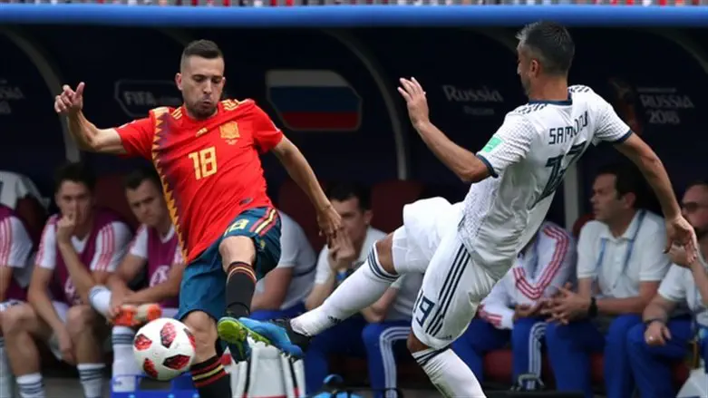 רוסיה מול ספרד בעבר. יצפו במונדיאל מהבית