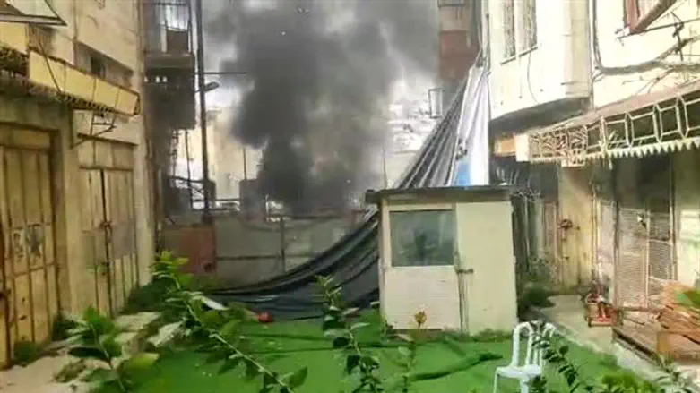 Арабские террористы подожгли Бейт-Хадассу