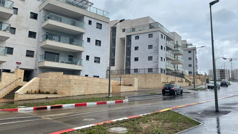 הכביש שיתעצם בשכונת צוותא. חריש