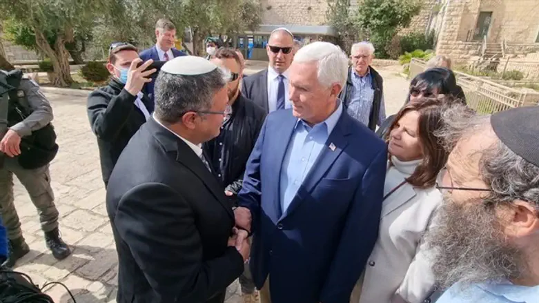 Майк Пенс и Итамар Бен-Гвир