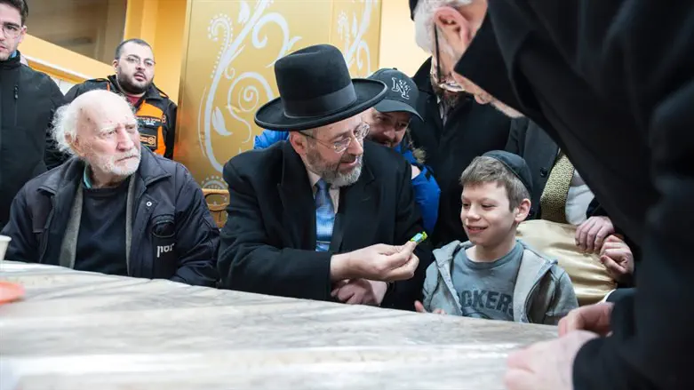 הרב לאו בקהילה היהודית במולדובה  