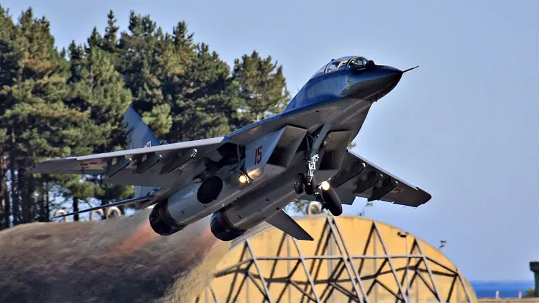 Polish MiG 29 fighter jet