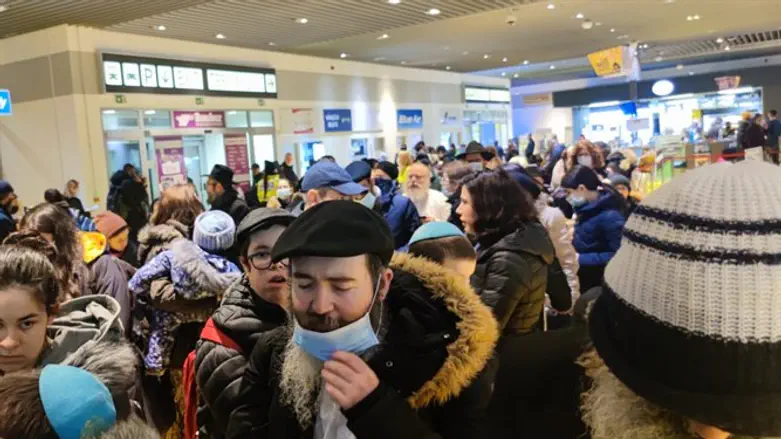 Евреи Украины, покидающие страну. Иллюстрация