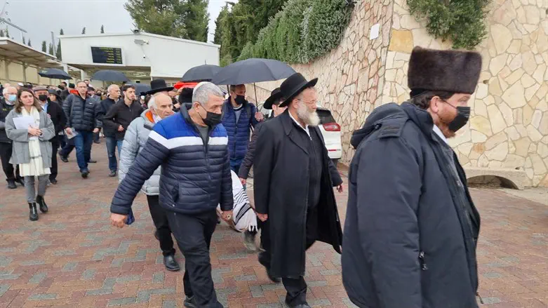 הלווית השופט אליעזר גולדברג