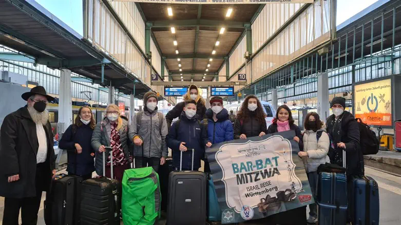 Participants in the Bar/Bat Mitzvah trip