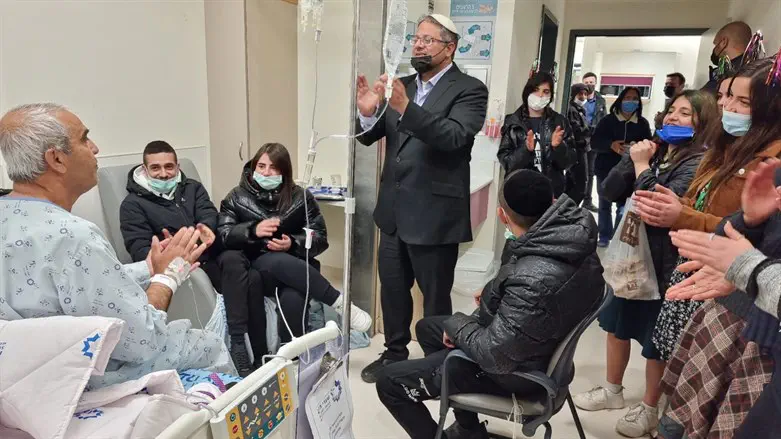 בן גביר והפעילים בשערי צדק