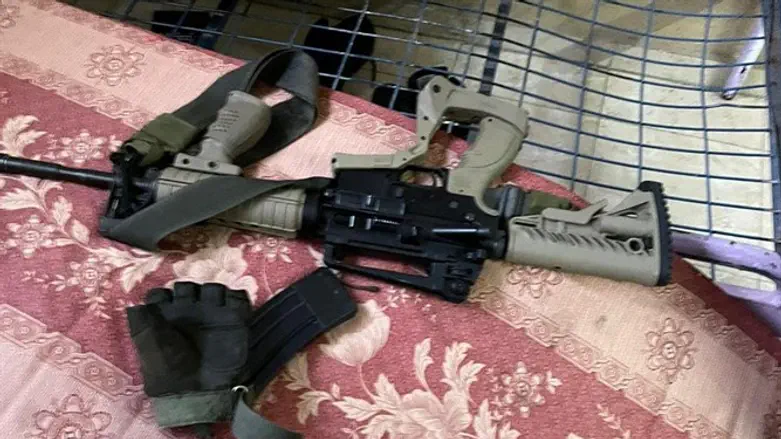 Оружие, изъятое у террориста