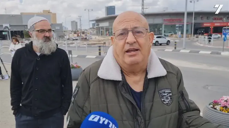 At the scene of yesterday's attack