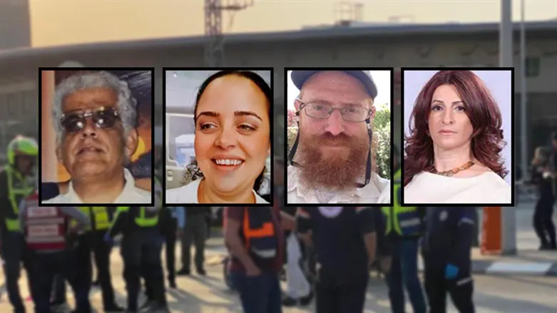 זירת הפיגוע והנרצחים