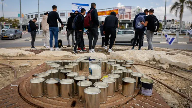 Место теракта в Беэр-Шеве