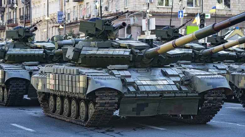 Ukrainian tanks