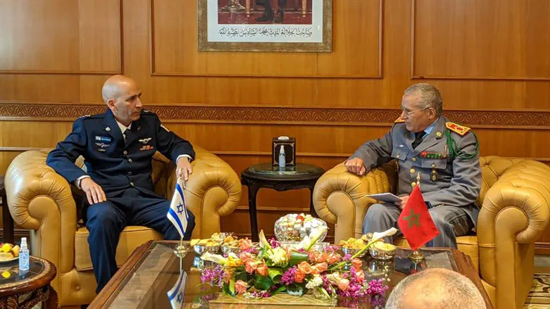 הגנרל בלחיר אל פארוק והאלוף טל קלמן 